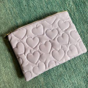 Stoney Clover Lane Puffy Flag Pouch XOXO Purple